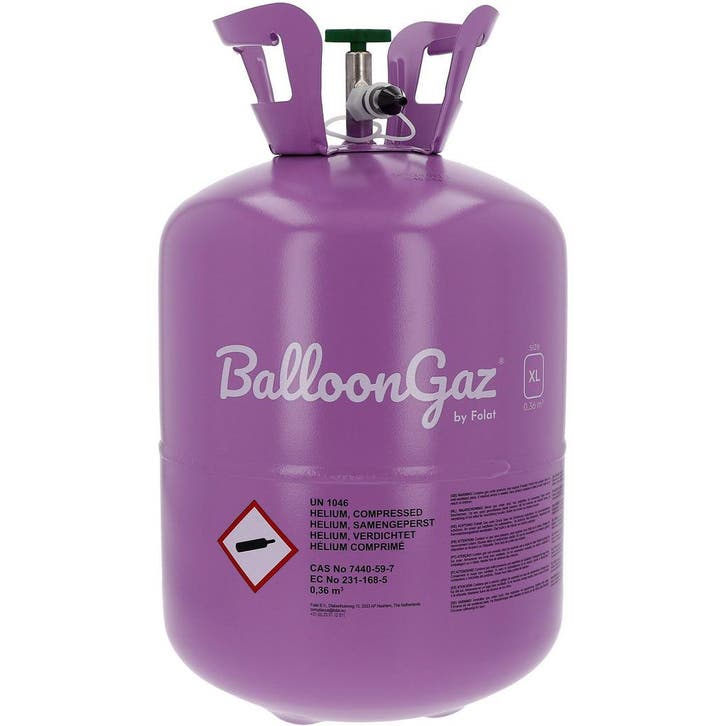 Tank Helium - Tot 50 Ballonnen, Hobby en Vrije tijd, Feestartikelen, Nieuw, Ophalen of Verzenden
