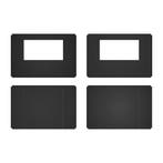 Zijwandenset voor Easy up 3×3 m Heavy duty Zwart, Verzenden, Nieuw