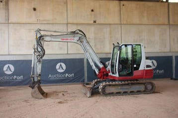 Veiling: Rupsgraafmachine Takeuchi TB285 Diesel 52kW 2013, Ophalen, Graafmachine