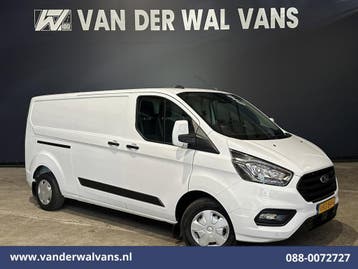 Ford Transit Custom | 2.0 TDCI 130pk L2H1 Euro6 Airco |, Auto's, Gebruikt, Euro 6, Wit, Dealer onderhouden
