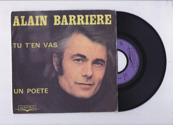 Alain Barriere, Noelle Cordier – Tu Ten Vas / Alain Barrier, Cd's en Dvd's, Vinyl Singles, Ophalen of Verzenden