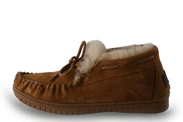 Warmbat Pantoffels in maat 40 Cognac, Overige kleuren, Verzenden, Zo goed als nieuw, Pantoffels of Sloffen