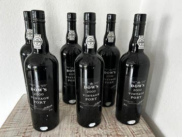 2000 Dow‘s - Vintage Port - Gebotteld in 2002 - Douro - 6, Verzamelen, Wijnen, Nieuw