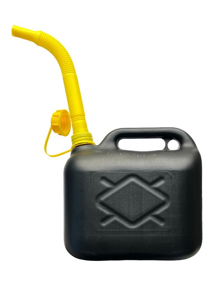 Jerrycan 5 Liter Inhoud - Flexibele Tuit - Kunststof Benzine, Auto diversen, Overige Auto diversen, Ophalen of Verzenden