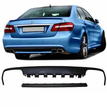 Diffusor Mercedes W212 E63 Look Zwart, Ophalen of Verzenden, Nieuw