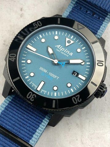 Alpina - Seastrong Diver Gyre Automatic - AL-525LNB4VG6 -, Nieuw