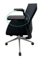 Ahrend 2020 armleuning armpad, Ophalen of Verzenden, Nieuw, Zwart, Bureaustoel