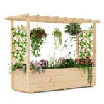 LIVSK Verhoogde Houten Plantenbak - 100% Vurenhout - Efficië, Verzenden, Nieuw