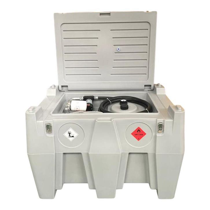 Infracube® 440 liter Dieseltank met 12 Volt pompsysteem, Zakelijke goederen, Machines en Bouw | Kranen en Graafmachines, Verzenden