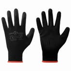 vidaXL Werkhandschoenen 12 pcs Zwart 7 / S Polyester, Tuin en Terras, Werkkleding, Verzenden, Nieuw