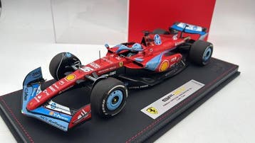BBR 1:18 - Modelauto - Ferrari SF-24 C. Leclerc 3rd Miami GP, Nieuw