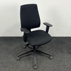 Bureaustoel - Zwarte stoffering & Voetkruis, Gebruikt, Zwart, Ophalen of Verzenden, Bureaustoel