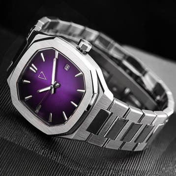 Aryon - Degrade Automatic Purple Watch - Zonder minimumprijs, Nieuw
