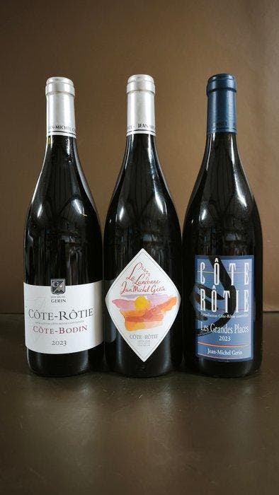 2023 Domaine Jean-Michel Gerin Cote Rotie Cote-Bodin, La, Verzamelen, Wijnen