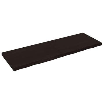 vidaXL Tafelblad 180x60x(2-6)cm behandeld eikenhout, Huis en Inrichting, Tafels | Eettafels, Verzenden, Nieuw