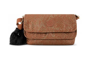 Kipling Schoudertas Bruin, Verzenden, Zo goed als nieuw, Bruin