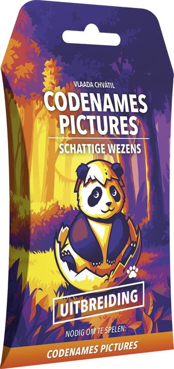 Codenames Mini-uitbreiding - Schattige Wezens | White Goblin, Hobby en Vrije tijd, Verzenden, Nieuw