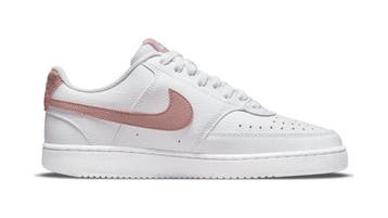 Nike Court Vision Low Next Nature Sneakers Dames Wit/Roze, Ophalen of Verzenden, Nieuw