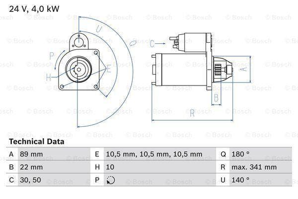 Startmotor / Starter, Auto-onderdelen, Motor en Toebehoren, Nieuw, Ophalen of Verzenden