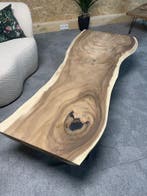 Salontafel Suar 159cm max 70cm en min 53cm, 6cm dik nieuw, Teakhout, Nieuw, 150 tot 200 cm, Minder dan 50 cm
