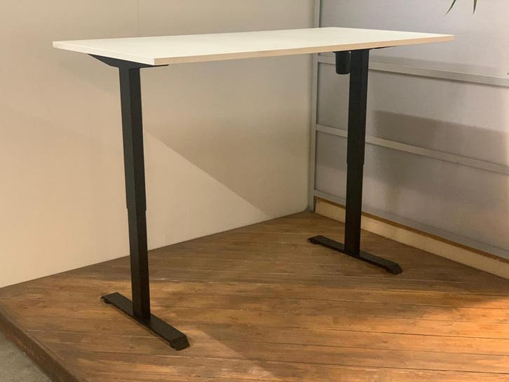 Elektrisch Bureau Wit/Zwart - Nieuw Zit Sta Bureau - Ferbox, Huis en Inrichting, Bureaus, Nieuw, Elektrisch, In hoogte verstelbaar