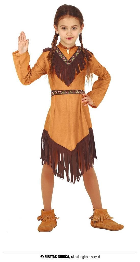 Indiaans Jurkje Kind Molima, Kleding | Dames, Carnavalskleding en Feestkleding, Nieuw, Ophalen of Verzenden