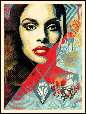 Shepard Fairey (OBEY) (1970) - Spring Forth