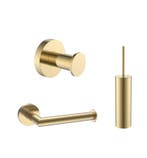 Sani Royal Toilet Accessoires Set Goud Geborsteld, Doe-het-zelf en Verbouw, Sanitair, Nieuw