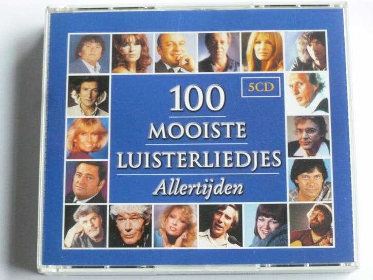 100 Mooiste Luisterliedjes Allertijden (5 CD), Cd's en Dvd's, Cd's | Verzamelalbums, Zo goed als nieuw, Ophalen of Verzenden