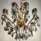 Kroonluchter - Elegant klassiek, 10 lampen met gefumeerd, Antiek en Kunst