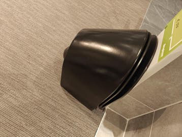 Wandcloset hangend toilet mat zwart randloos - 0091, Ophalen, Nieuw, Toilet