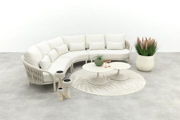 Suns Feroli/Nova organische hoekbank loungeset - Camel, Verzenden, Nieuw, Overige materialen, Loungeset