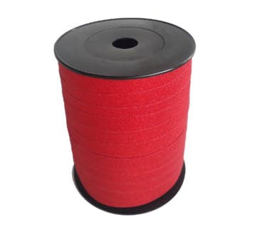 5m Glitter Rood sierlint - krullint - cadeau versiering, Ophalen of Verzenden, Nieuw