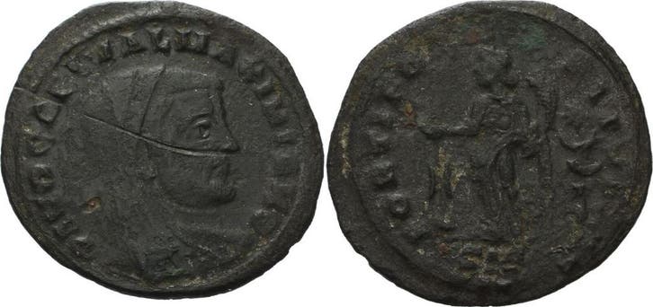 Follis nach 311, Kaiserzeit Galerius Augustus 305-311, Postzegels en Munten, Munten | Europa | Niet-Euromunten, Verzenden