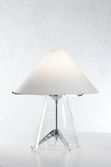 Fontana Arte - Umberto Riva - Lamp - Metafoor - Metaal, glas, Antiek en Kunst, Antiek | Lampen