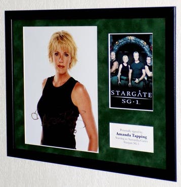 Stargate - Amanda Tapping (Samantha Carter) Premium Framed,, Nieuw