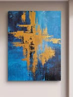 Lyora Art - OCEAN GOLD #44 (XL) Acrylic painting - Hand