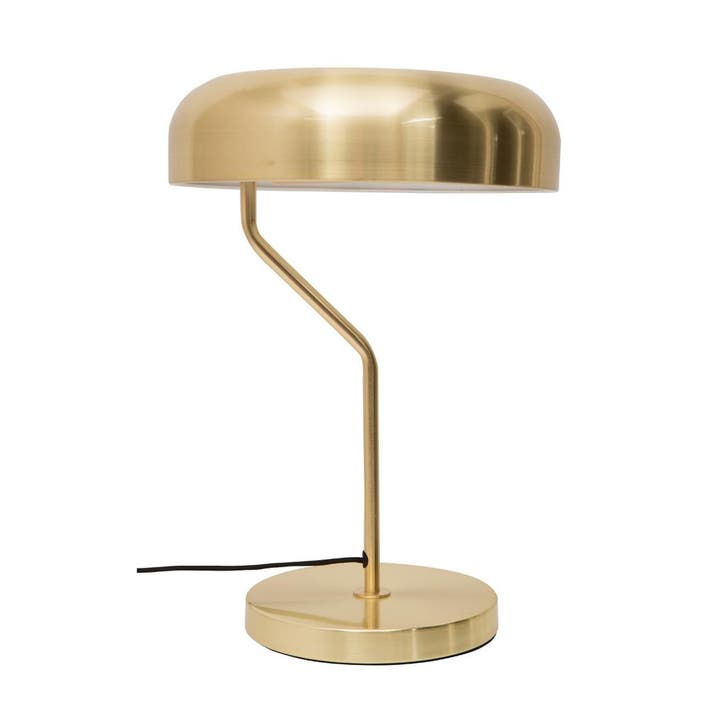 *WOONWINKEL* Dutchbone Eclipse Metalen Tafellamp Messing, Huis en Inrichting, Lampen | Tafellampen, Nieuw, Verzenden