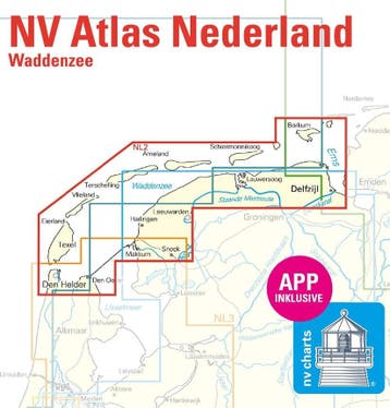 NV Charts Nederland - NL2 Waddenzee, Ophalen of Verzenden, Nieuw