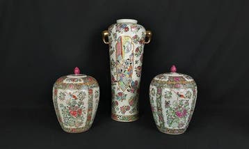 dekselvaas - Porselein - China (Zonder minimumprijs)