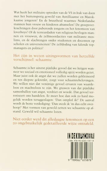 De terreur van schaamte 9789062655878 A.G. Broek, Verzenden, Gelezen, A.G. Broek