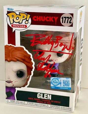 Chucky - Billy Boyd (Glen) Funko Pop, signed + Certificate, Nieuw