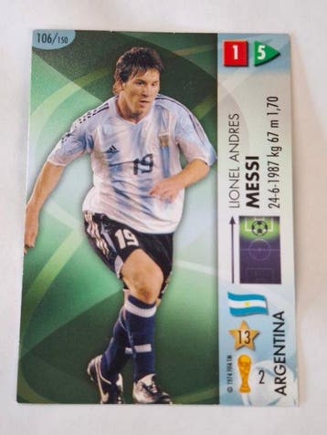 2006 Panini Lionel Messi #106 - 1 Card - Excellent (EX), Nieuw
