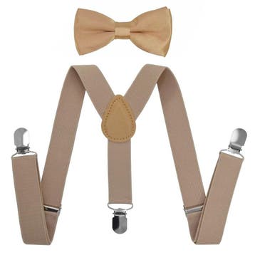 Fako Fashion - Kinder Bretels Met Vlinderstrik - 65cm -, Verzenden, Nieuw