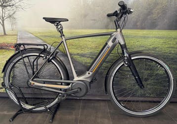 Gazelle Ultimate C8+ Elektrische Herenfiets - 500WH Accu, Ophalen of Verzenden, Zo goed als nieuw, 59 cm of meer, 50 km per accu of meer