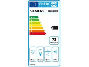 Siemens LC65BCC30 - iQ300 - Afzuigkap - Wandschouwkap - 60, Verzenden, Zo goed als nieuw