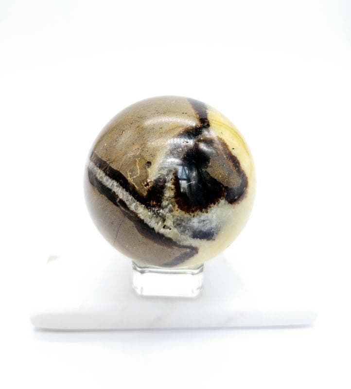 Septarie bol (Drakenei), Verzamelen, Mineralen en Fossielen, Ophalen of Verzenden