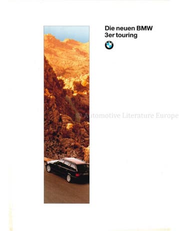 1995 BMW 3 SERIE TOURING BROCHURE DUITS, Nieuw, BMW, Author
