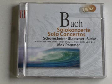 Bach - Solokonzerte / Max Pommer (2 CD), Ophalen of Verzenden, Zo goed als nieuw