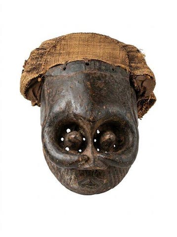 Masker Ishamala Kuba (V. Mweka, Kasaï Occidental) en masker, Antiek en Kunst